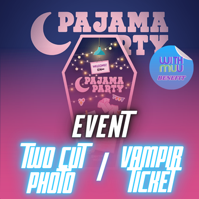ENHYPEN WORLD COUPON CARD COLLECTION  PAJAMA PARTY  (SPECIAL VER.)  |  WITHMUU EVENT 2-CUT PHOTO/VAMPIR TICKET  (READ DESCRIPTION)