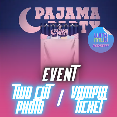 ENHYPEN WORLD COUPON CARD COLLECTION  PAJAMA PARTY  (GIFT VER.)  |  WITHMUU EVENT 2-CUT PHOTO/VAMPIR TICKET  (READ DESCRIPTION)