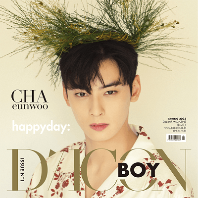 ASTRO CHA EUNWOO DICON BOY ISSUE NO1 HAPPYDAY TYPE C