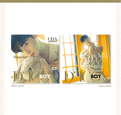 ASTRO CHA EUNWOO DICON BOY ISSUE NO1 HAPPYDAY TYPE B
