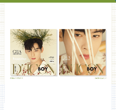 ASTRO CHA EUNWOO DICON BOY ISSUE NO1 HAPPYDAY TYPE C