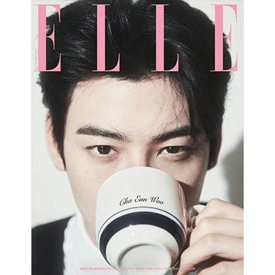 ASTRO CHA EUNWOO ELLE  2025-02 MAGAZINE