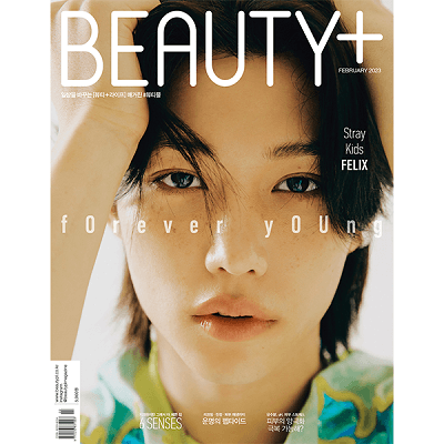 STRAY KIDS FELIX BEAUTY+ 2023-2 MAGAZINE VERSION A