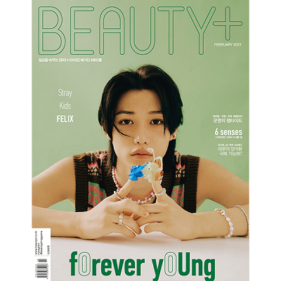 STRAY KIDS FELIX BEAUTY+ 2023-2 MAGAZINE VERSION C