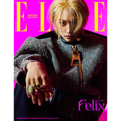 STRAY KIDS FELIX ELLE 2023-05 MAGAZINE VERSION B