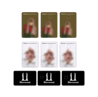 G-DRAGON 2025 WORLD TOUR  ÜBERMENSCH  OFFICIAL MD   [CARD COVER STICKER]