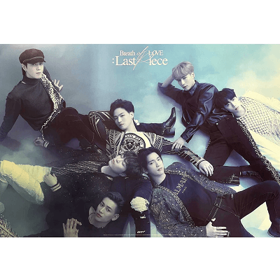 GOT7 BREATH OF LOVE : LAST PIECE ALBUM OFFICIAL POSTER | A VERSION