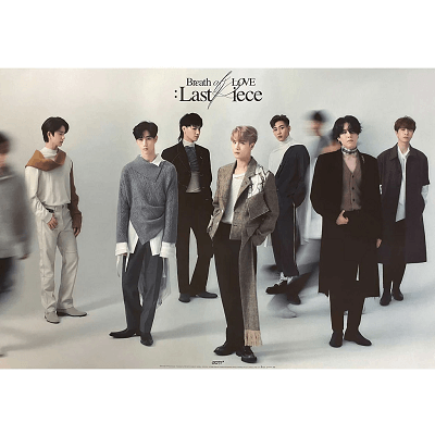 GOT7 BREATH OF LOVE : LAST PIECE ALBUM OFFICIAL POSTER | B VERSION