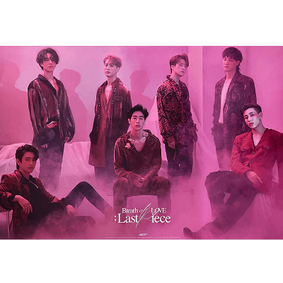 GOT7 BREATH OF LOVE : LAST PIECE ALBUM OFFICIAL POSTER | E VERSION