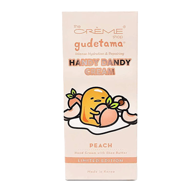 THE CRÈME SHOP X GUDETAMA  [INTENSE HYDRATION & REPAIRING] HANDY DANDY CREAM  (PEACH)