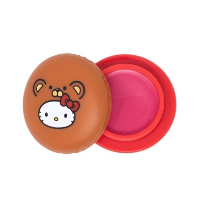 THE CRÈME SHOP X HELLO KITTY  [VITAMIN E & SHEA BUTTER]  MACARON LIP BALM  (RED VELVET)