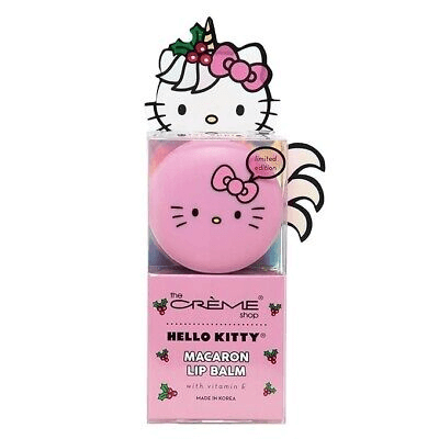 THE CRÈME SHOP X HELLO KITTY  [VITAMIN E]  MACARON LIP BALM  (WINTER APPLE PIE)