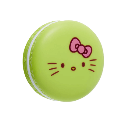 THE CRÈME SHOP X HELLO KITTY  [VITAMIN E & SHEA BUTTER]  MACARON LIP BALM  (JUICY PEAR)