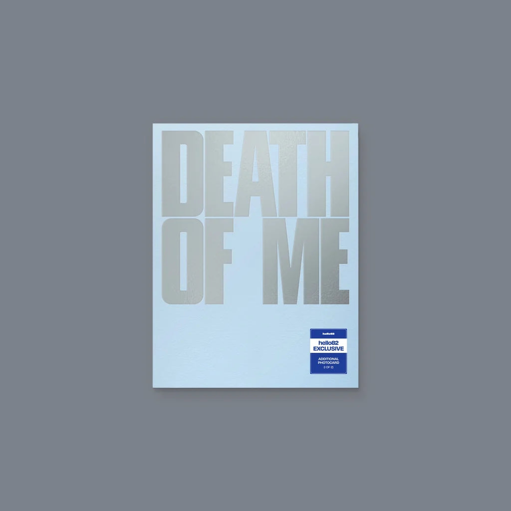 EVAN 1ST MINI ALBUM DEATH OF ME   (U.S VER)   [HELLO82 EXCLUSIVE]  -  2 ALBUMS SET    |   INCLUDES HELLO82 OFFICIAL  PHOTOCARD  (RANDOM 1 OUT OF 2)     [PRE]