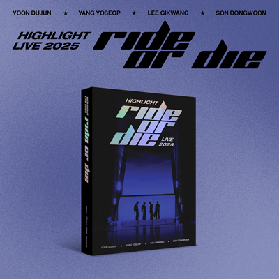 HIGHLIGHT LIVE 2025 RIDE OR DIE   |  KPOP USA APPLE OFFICIAL  PHOTOCARD (RANDOM 1 OUT OF 4)
