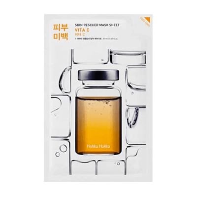 HOLIKA HOLIKA SKIN RESCUER MASK  VITA C   (1 SHEET)