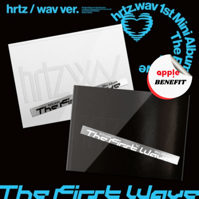 hrtz 1ST MINI ALBUM THE FIRST WAVE  - 2 ALBUMS SET  |   KPOP USA APPLE OFFICIAL  PHOTOCARD  (RANDOM 1 OUT OF 5)