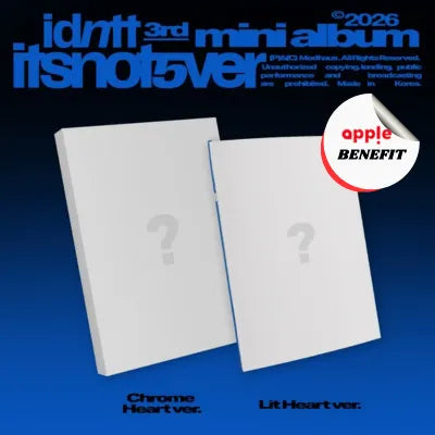 IDNTT 3RD MINI ALBUM itsnotover    -  2 ALBUMS SET   |  KPOP USA APPLE OFFICIAL  PHOTOCARD A (RANDOM 2 OUT OF 20)    [PRE]