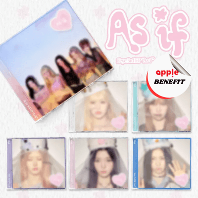 ifeye 3RD EP ALBUM AS IF  (JEWEL VER.)   -  6 ALBUMS SET   |   KPOP USA APPLE OFFICIAL  PHOTOCARD B   (RANDOM 1 OUT OF 5)