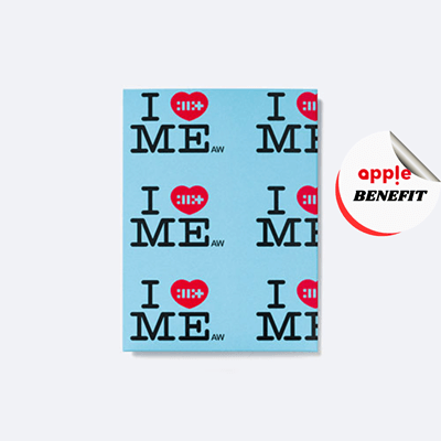 ILLIT 1ST SINGLE ALBUM NOT CUTE ANYMORE   (WEVERSE ALBUM VER.)   |   KPOP USA APPLE OFFICIAL  LOGO BOOKMARK  SET