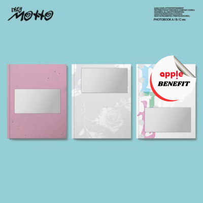 ITZY ALBUM MOTTO  (PHOTOBOOK VER.)   -  3 ALBUMS SET   |  KPOP USA APPLE OFFICIAL  PHOTOCARD (RANDOM 1 OUT OF 5)  +  ADDED MAKING-BEHIND CONCEPT PHOTOCARD (RANDOM 1 OUT OF 5)  (SET ONLY)