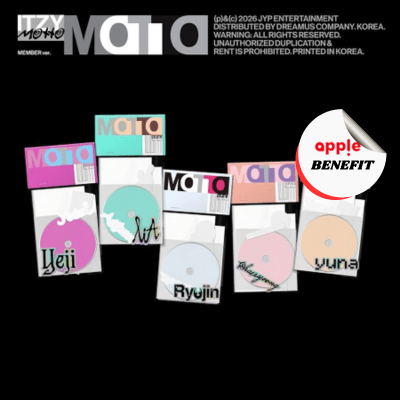 ITZY ALBUM MOTTO  (MEMBER VER.)    |  KPOP USA APPLE OFFICIAL  PHOTOCARD (RANDOM 1 OUT OF 5)