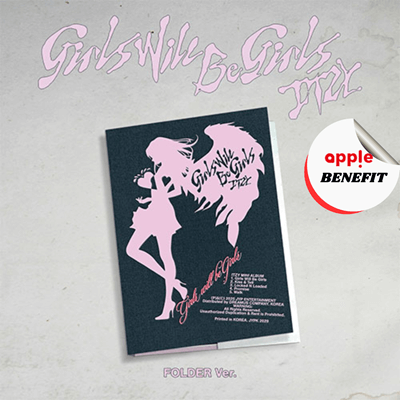 ITZY ALBUM GIRLS WILL BE GIRLS  (FOLDER VER.)   |  KPOP USA APPLE OFFICIAL  PHOTOCARD  (RANDOM 1 OUT OF 5)