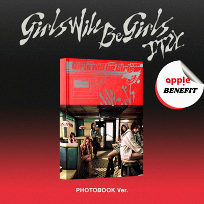 ITZY ALBUM GIRLS WILL BE GIRLS  (PHOTOBOOK VER.)   |  KPOP USA APPLE OFFICIAL  PHOTOCARD  (RANDOM 1 OUT OF 5)
