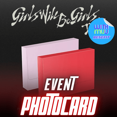 ITZY ALBUM GIRLS WILL BE GIRLS  (PLATFORM ALBUM_POCAALBUM)   -  2 ALBUMS SET    |  KPOP USA WITHMUU OFFICIAL  PHOTOCARD  (RANDOM 1 OUT OF 5)