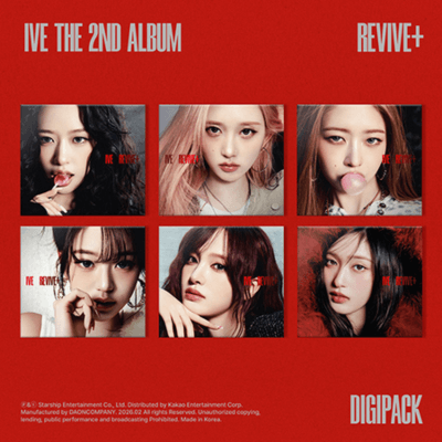 IVE THE 2ND ALBUM REVIVE+  (DIGIPACK)    |  6 ALBUMS SET