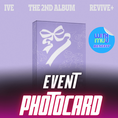 IVE THE 2ND ALBUM REVIVE+  (LOVED IVE VER.)    |   KPOP USA WITHMUU OFFICIAL PHOTOCARD (RANDOM 1 OUT OF 6)