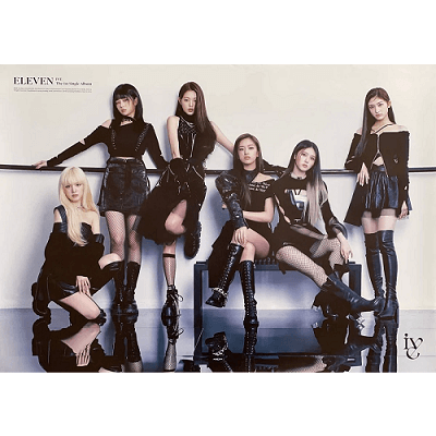 IVE ELEVEN 1ST SINGLE ALBUM  POSTER |  VERSION A