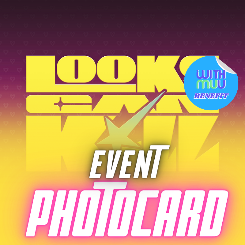 IVE 5TH MINI ALBUM Looks Can Kill   (GIRL HERO VER.)     |  KPOP USA WITHMUU OFFICIAL PHOTOCARD  (RANDOM 1 OUT OF 6)    [PRE]