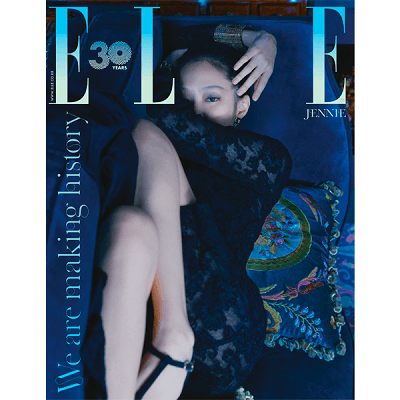 BLACKPINK JENNIE ELLE 2022.11  MAGAZINE  VERSION D