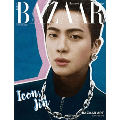 BTS JIN HARPER'S BAZAAR  2024-09 MAGAZINE