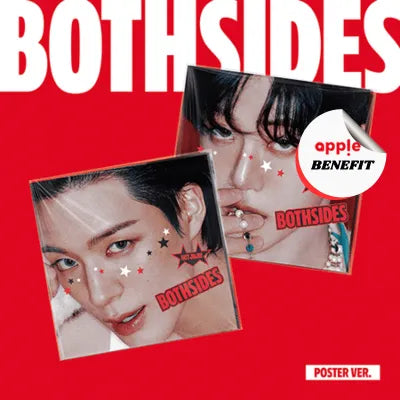 NCT JNJM 1ST MINI ALBUM BOTH SIDES  (POSTER VER.)   |   KPOP USA APPLE OFFICIAL  PHOTOCARD (RANDOM 1 OUT OF 4)