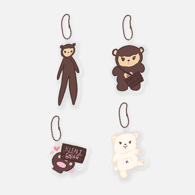 EXO KAI SOLO CONCERT TOUR KAION IN SEOUL OFFICIAL MD    [RANDOM ACRYLIC KEYRING]