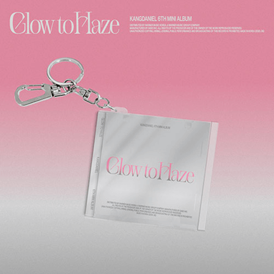 KANG DANIEL 6TH MINI ALBUM GLOW TO HAZE  (MINI CD KEYRING VER.)