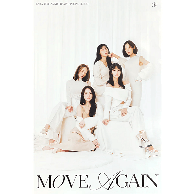 KARA 15TH ANNIVERSARY SPECIAL ALBUM MOVE AGAIN POSTER