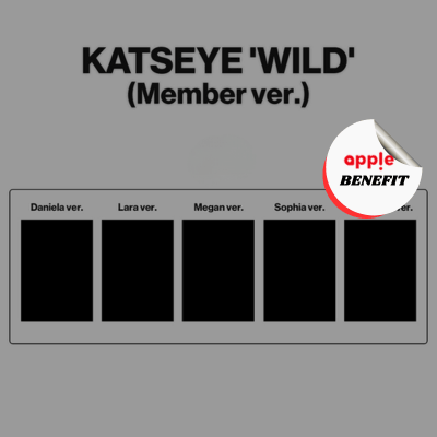 KATSEYE ALBUM WILD   (MEMBER VER.)  -  5 ALBUMS SET     |  KPOP USA APPLE OFFICIAL  PHOTO MAGNET (RANDOM 1 OUT OF 5)    [PRE]