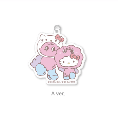SHINEE KEY x HELLO KITTY POP-UP STORE OFFICIAL MD   [DIY KEYRING - ACRYLIC CHARM]