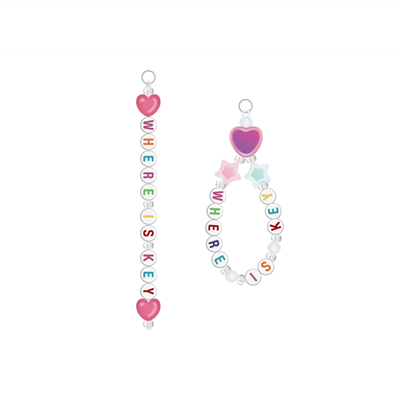 SHINEE KEY x HELLO KITTY POP-UP STORE OFFICIAL MD   [DIY KEYRING - BEADS CHARM]