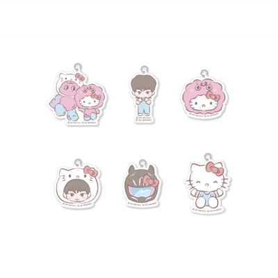 SHINEE KEY x HELLO KITTY POP-UP STORE OFFICIAL MD   [DIY KEYRING - ACRYLIC CHARM]