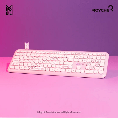 BTS TINYTAN X ROYCHE WIRELESS KEYBOARD