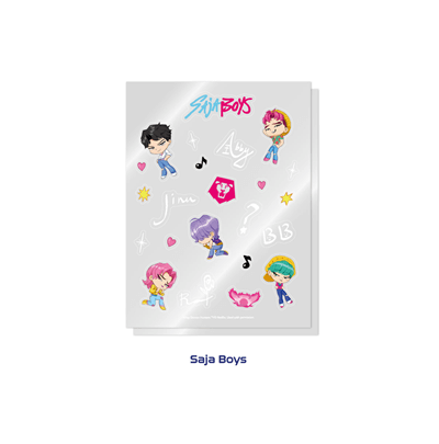 KPOP DEMON HUNTERS  OFFICIAL MD   [LIGHTSTICK DECO STICKER PACK]
