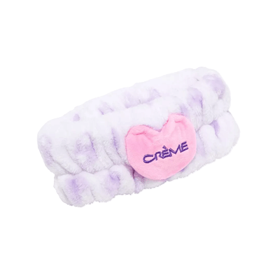 THE CRÈME SHOP X KUROMI [PLUSH SPA HEADBAND] 3D TEDDY HEADBAND
