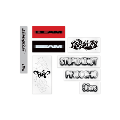 SEVENTEEN HOSHI x WOOZI BEAM OFFICIAL MD   [LAPTOP STICKER SET]
