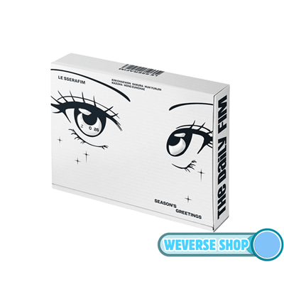 LE SSERAFIM 2026 SEASON'S GREETINGS  [THE DAILY FILM]      |  INCLUDES WEVERSE SHOP OFFICIAL PHOTO SET & MASKING TAPE     [2ND PRE ORDER RELEASE]