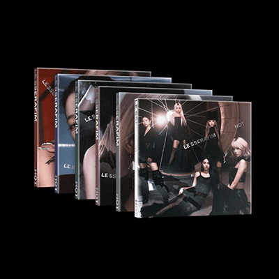 LE SSERAFIM  5TH MINI ALBUM HOT  (COMPACT VER.)