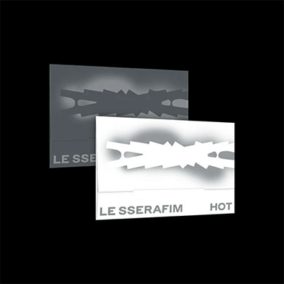 LE SSERAFIM  5TH MINI ALBUM HOT  (WEVERSE ALBUMS VER.)   |  2 ALBUMS SET